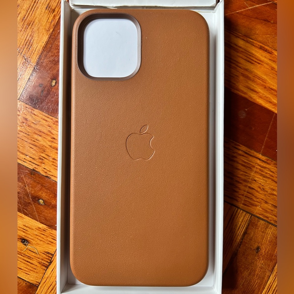 New! iPhone 12 Pro Leather Magsafe Phone Case-Brown